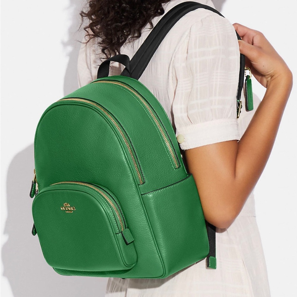 COACH Leather Court Backpack - Picture 14 of 15